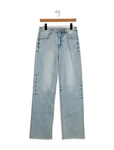 Pre-owned Ser.o.ya High-rise Wide Leg Jeans In Blue
