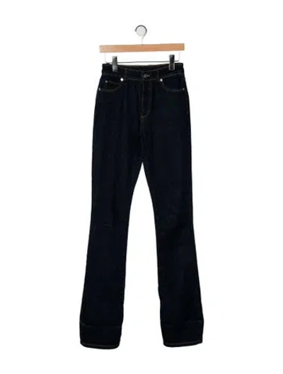 Pre-owned Ser.o.ya High-rise Wide Leg Jeans In Blue