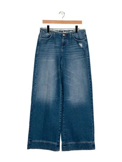 Pre-owned Ser.o.ya High-rise Wide Leg Jeans In Blue