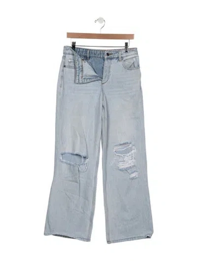 Pre-owned Ser.o.ya High-rise Wide Leg Jeans In Blue