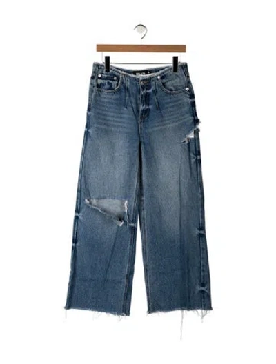 Pre-owned Ser.o.ya High-rise Wide Leg Jeans In Blue