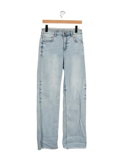 Pre-owned Ser.o.ya High-rise Wide Leg Jeans In Blue