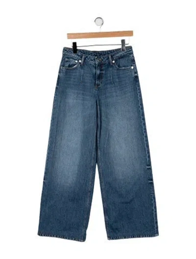 Pre-owned Ser.o.ya High-rise Wide Leg Jeans In Blue