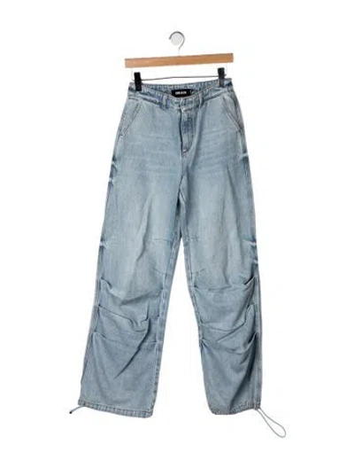 Pre-owned Ser.o.ya High-rise Wide Leg Jeans In Blue