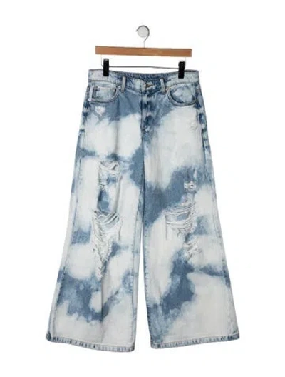 Pre-owned Ser.o.ya High-rise Wide Leg Jeans In Blue
