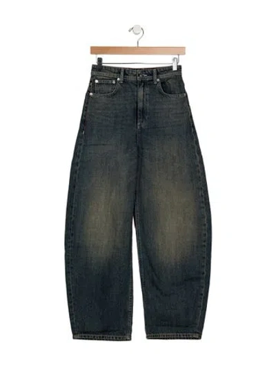 Pre-owned Ser.o.ya High-rise Wide Leg Jeans In Blue