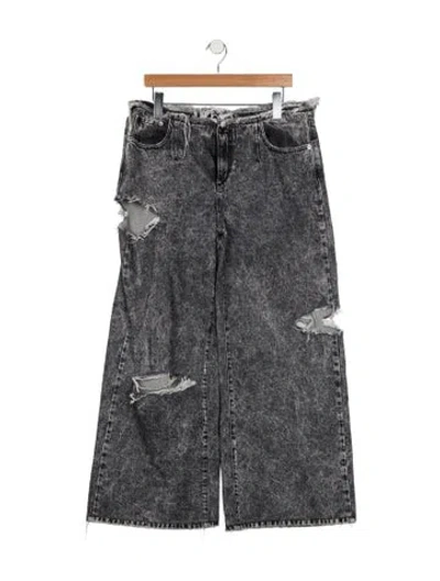 Pre-owned Ser.o.ya High-rise Wide Leg Jeans In Gray