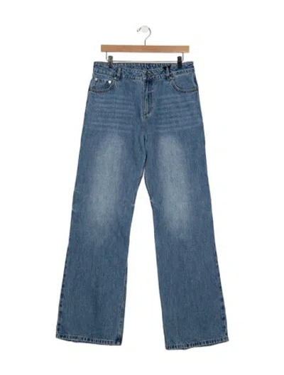 Pre-owned Ser.o.ya High-rise Wide Leg Jeans W/ Tags In Blue