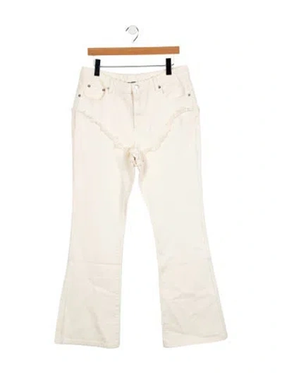 Pre-owned Ser.o.ya High-rise Wide Leg Jeans W/ Tags In Neutral