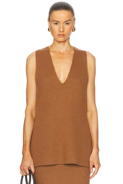 Ser.o.ya Honey Knit Tunic In Camel