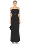 Ser.o.ya Isabel Gown In Black