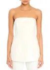 Ser.o.ya Isolde Strapless Top In Eggshell In White