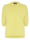 Ser.o.ya Jacey Short-sleeve Crew-neck T-shirt In Yellow