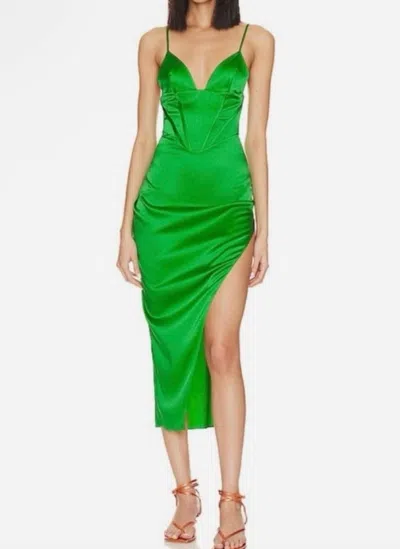 Ser.o.ya Jamila Corset Dress In Kelly Green