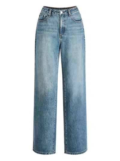 Ser.o.ya Janie Five-pocket Denim Jean In Blue
