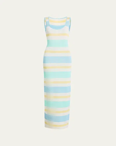 Ser.o.ya Jasmine Striped Knit Maxi Dress In Multi