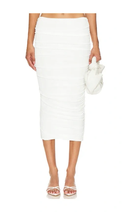 Ser.o.ya Julia Midi Skirt In White