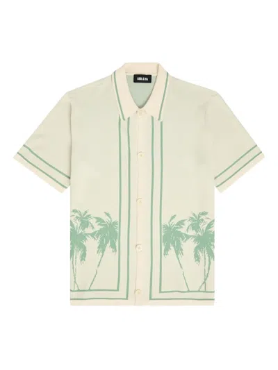 Ser.o.ya Julian Shirt In Eggshell/seaglass