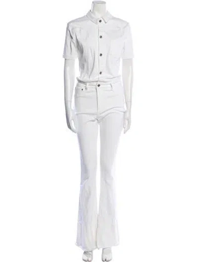 Pre-owned Ser.o.ya Jumpsuit In White