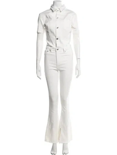 Pre-owned Ser.o.ya Jumpsuit In White