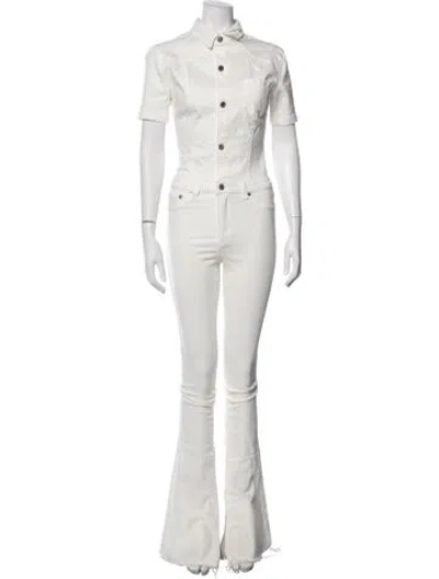 Pre-owned Ser.o.ya Jumpsuit In White