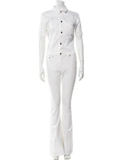 Pre-owned Ser.o.ya Jumpsuit In White