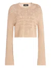 Ser.o.ya Juno Crochet Top In Brown