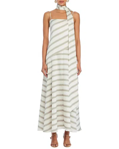 Ser.o.ya Seroya Kaia Satin Maxi Dress In Multi