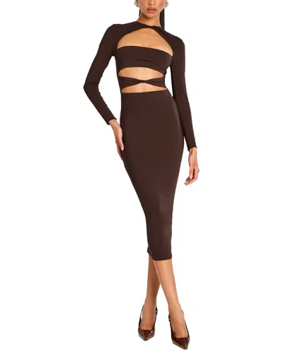 Ser.o.ya Karma Dress In Burgundy
