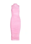 Ser.o.ya Women's Katrina Mesh Midi Dress In Bubblegum Pink