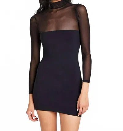 Ser.o.ya Keegan Bodycon Mini Dress In Black