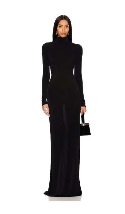 Ser.o.ya Kim Maxi Dress In Black