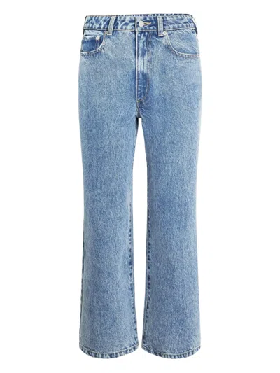 Ser.o.ya Kirt Wide Leg Cropped Jeans In Lakeside