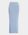 Ser.o.ya Kora Knit Maxi Skirt In Ice Blue