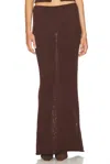 Ser.o.ya Kora Knit Maxi Skirt In White