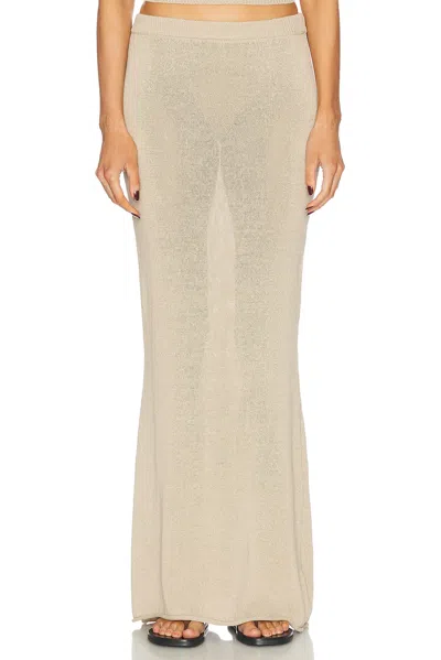 Ser.o.ya Kora Knit Maxi Skirt In Neutrals