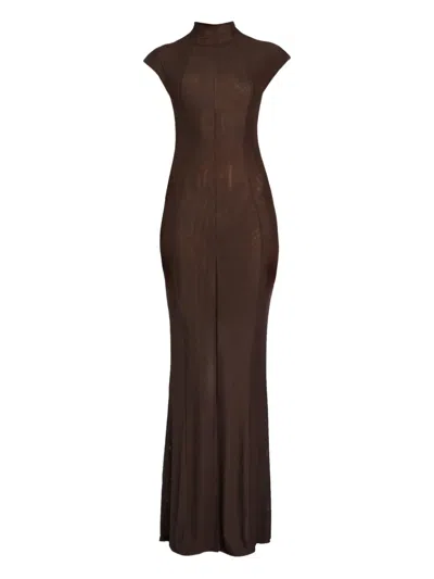 SER.O.YA LAISSA MESH MAXI DRESS