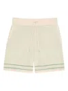 Ser.o.ya Landon Knit Drawstring Shorts In Neutral