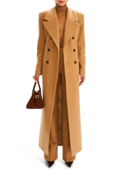 Ser.o.ya Leche Wool Coat In Camel