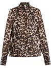 Ser.o.ya Leopard-print Blouse In Brown