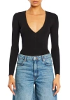 Ser.o.ya Lia Knit Bodysuit In Black