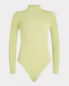 Ser.o.ya Lilia Mock-neck Bodysuit In Green