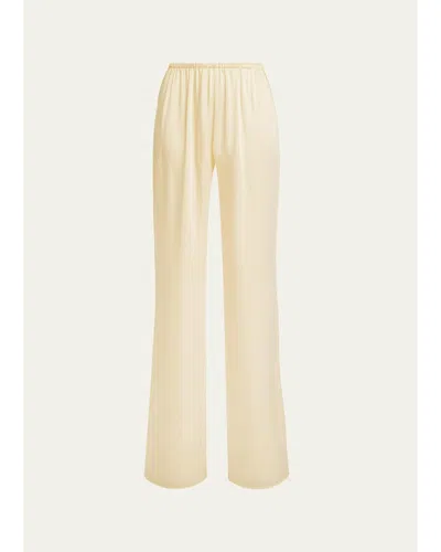 Ser.o.ya Lillian Satin Pants In Butter