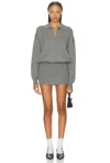 Ser.o.ya Lilly Knit Mini Dress In Gray