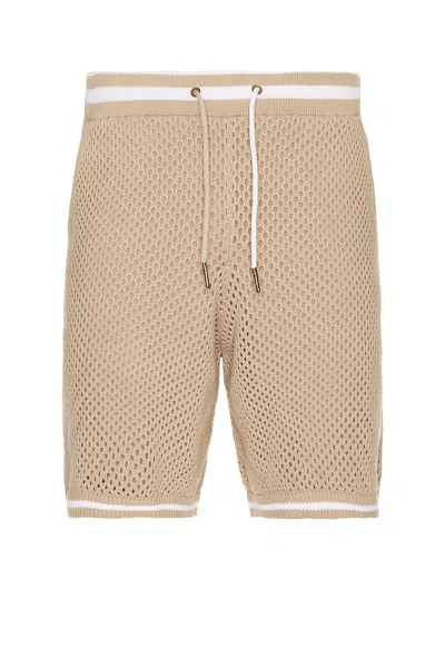 Ser.o.ya Logan Short In Beige & White