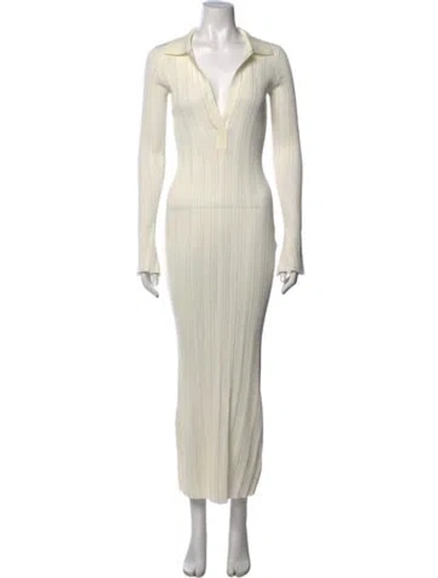 Pre-owned Ser.o.ya Long Dress In Neutrals