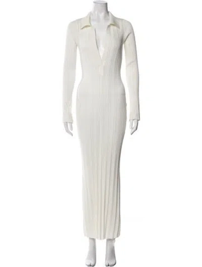 Pre-owned Ser.o.ya Long Dress In Neutrals