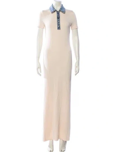 Pre-owned Ser.o.ya Long Dress W/ Tags In Neutral