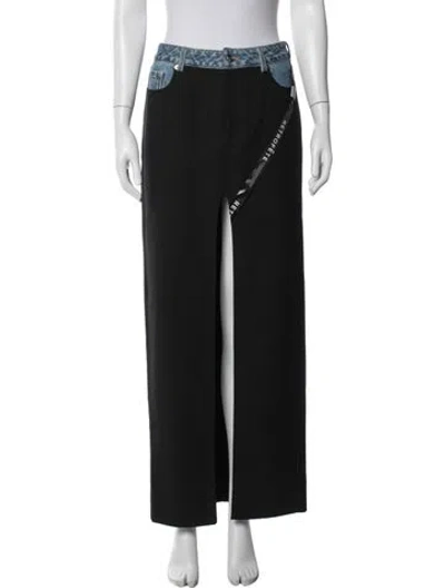 Pre-owned Ser.o.ya Long Skirt In Blue