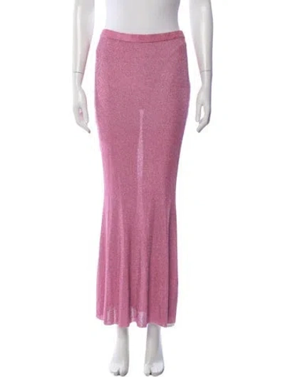 Pre-owned Ser.o.ya Long Skirt In Pink